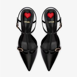 Larroude Grace Pointed Toe Pumps